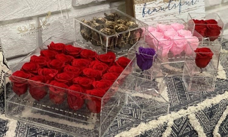 Roses Acrylic Box