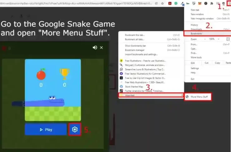 How to Enable Google Snake Dark Mode Game