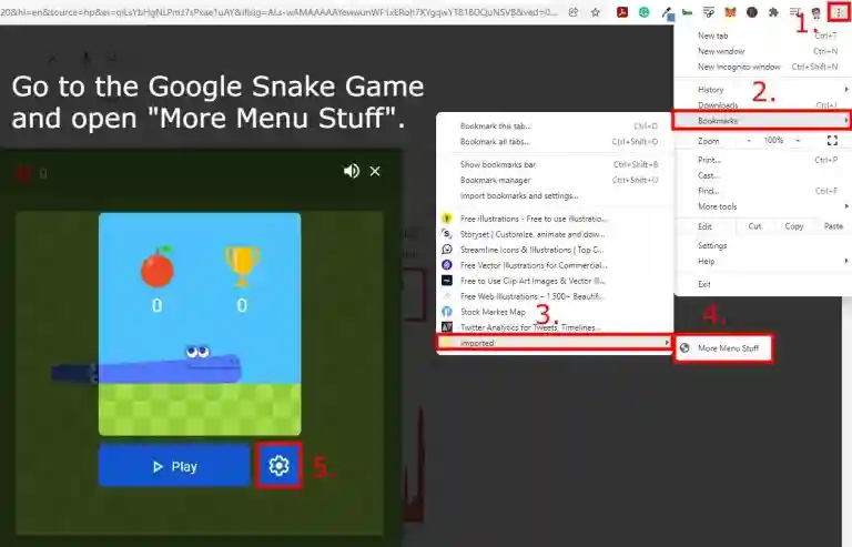 Google Snake New Mode 