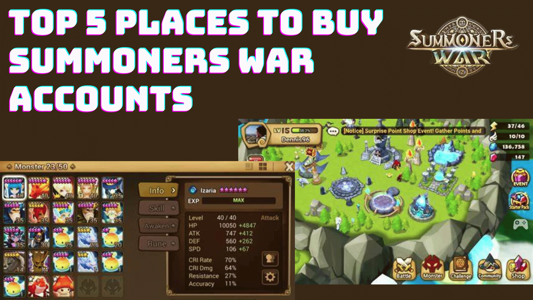 buy Summoners War account