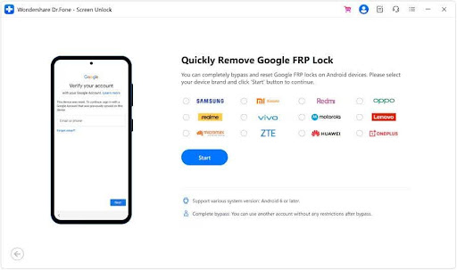select device hit start
