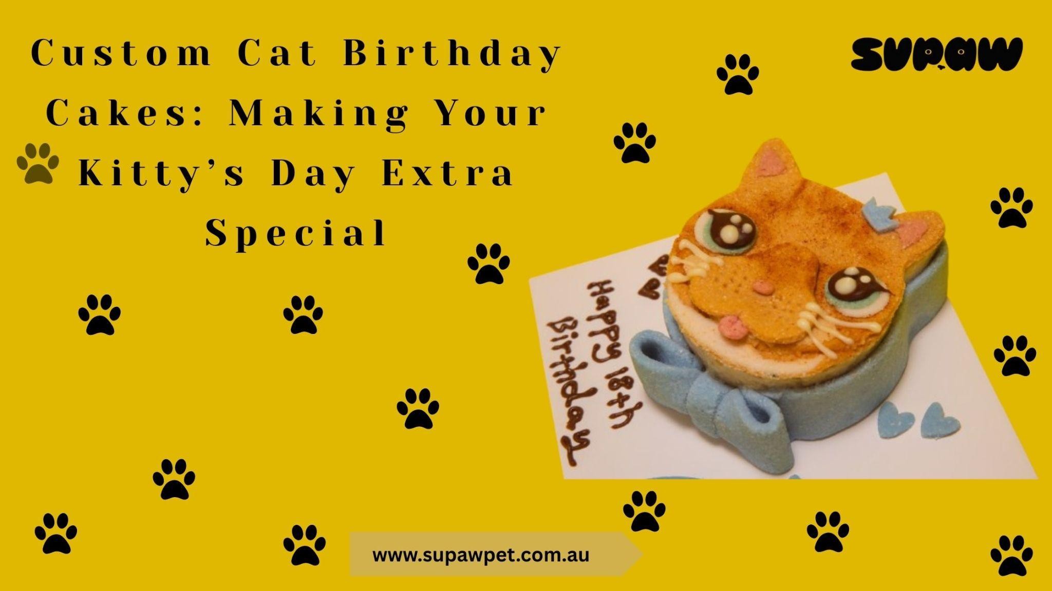 Custom Cat Birthday Cakes Making Your Kitty’s Day Extra Special