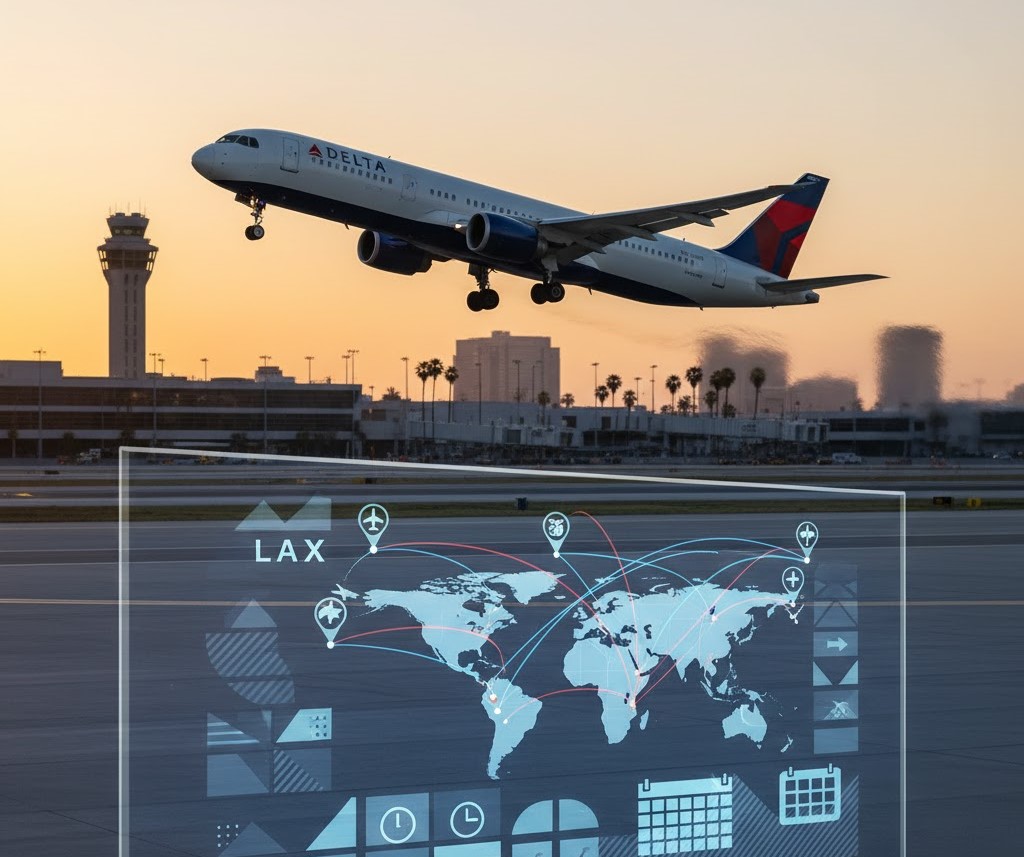 Delta LAX Routes