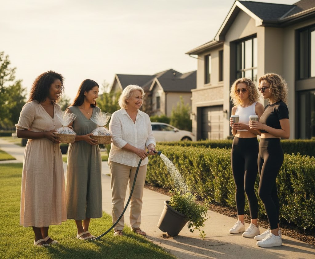 how to react to white college educated snotty women neighboors