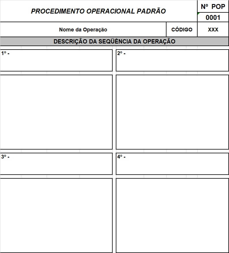 protocolo operacional padrao